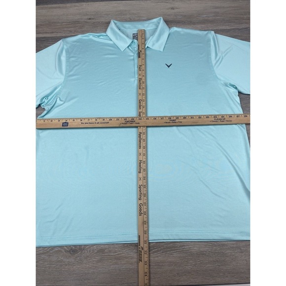 (3) Callaway Opti-Dri Polo Shirt Mens 2XL Golf Stretch S/S Pullover - Picture 16 of 16